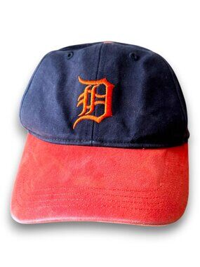 Detroit Tigers 47 Brand Kids Adjustable Hat Navy Blue Orange MLB Baseball Cap